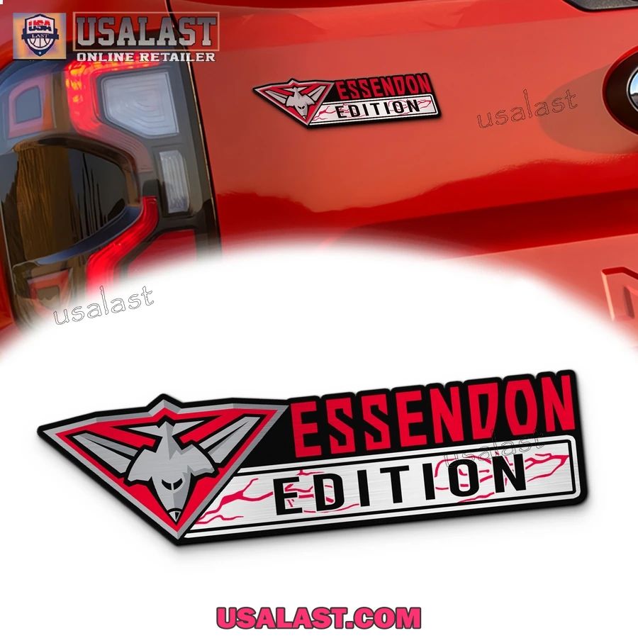 Essendon Bombers Edition Custom 3D Car Badge Sticker - Adult & Kids T-Shirts, Sweatshirts & Hoodies apparel design preview 1