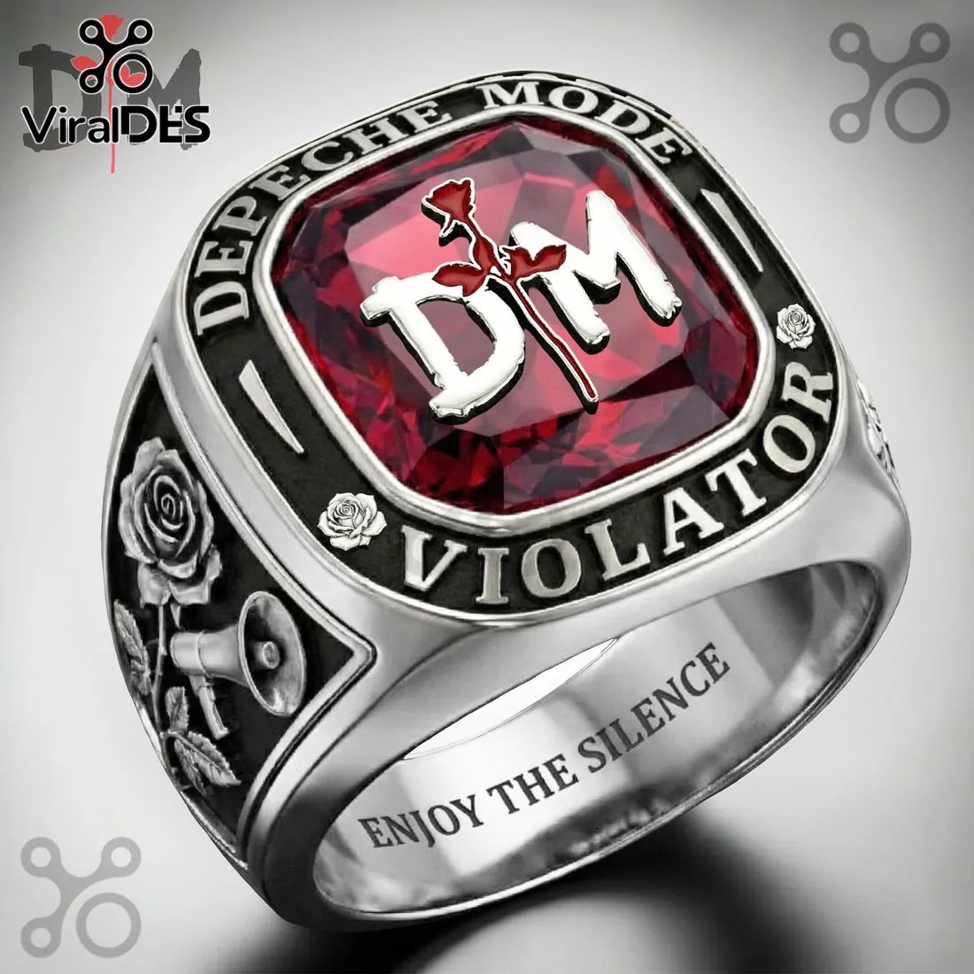 Depeche Mode Violator Stainless Steel Ring - Adult & Kids T-Shirts, Sweatshirts & Hoodies apparel design preview 1