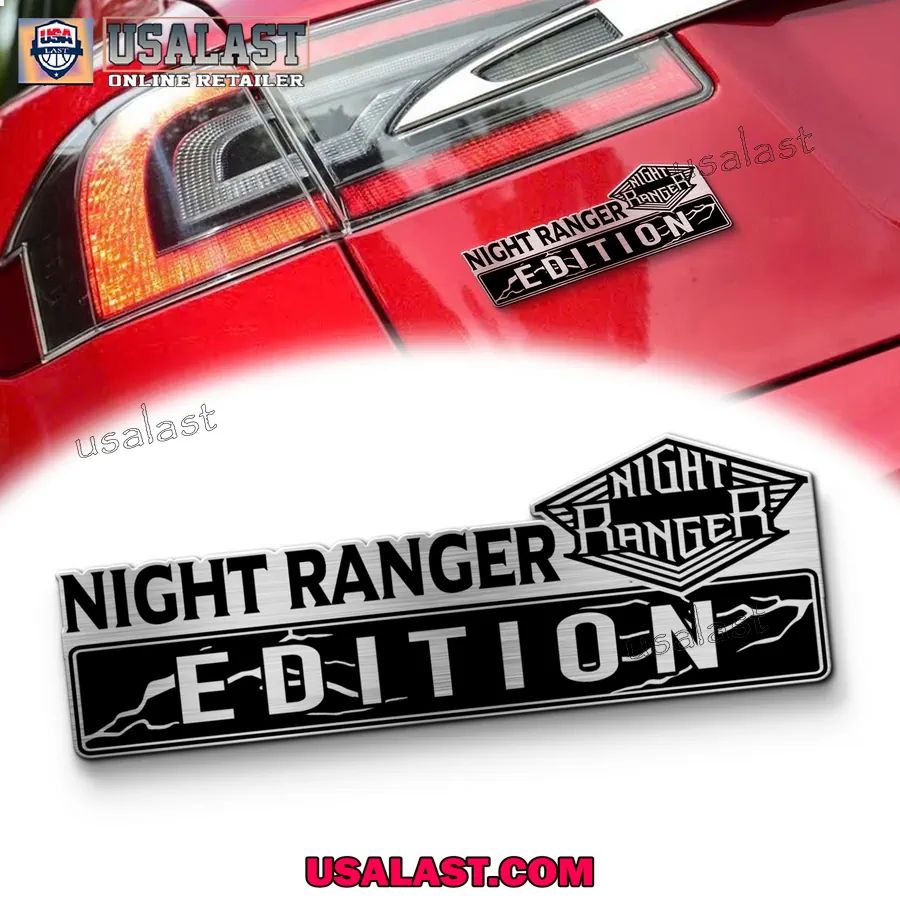 Night Ranger Rock Edition 3D Engraved Car Emblem - Adult & Kids T-Shirts, Sweatshirts & Hoodies apparel design preview 1