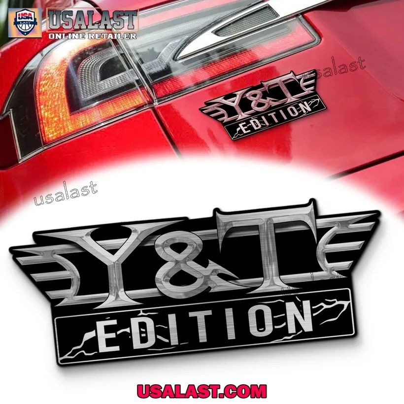 Y&T Rock Band Edition 3D Engraved Car Emblem Sticker - Adult & Kids T-Shirts, Sweatshirts & Hoodies apparel design preview 1