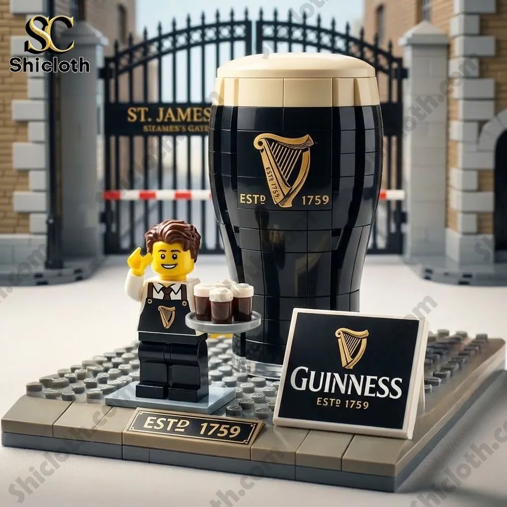 The Guinness 1759 Heritage Collector Brick Edition - Adult & Kids T-Shirts, Sweatshirts & Hoodies apparel design preview 1