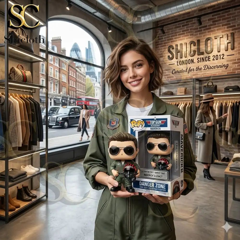 Gun Maverick 40th Anniversary Custom Funko Pop Figure - Adult & Kids T-Shirts, Sweatshirts & Hoodies apparel design preview 1