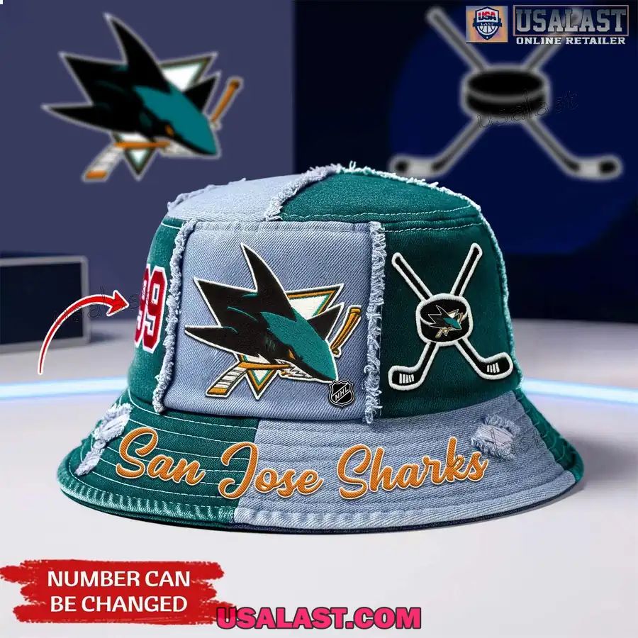 San Jose Sharks Premium Bucket Hat - Adult & Kids T-Shirts, Sweatshirts & Hoodies apparel design preview 1