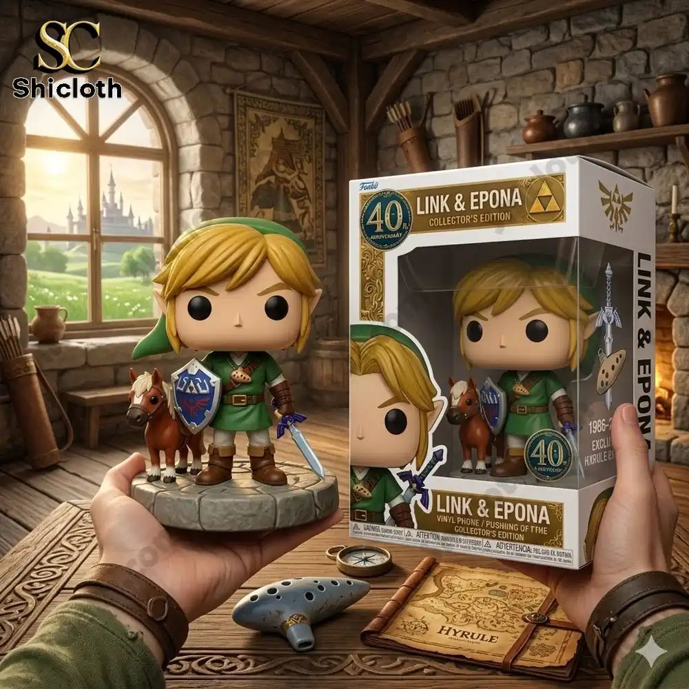 Link Epona 40th Anniversary Edition Funko Pop! Figure - Adult & Kids T-Shirts, Sweatshirts & Hoodies apparel design preview 1