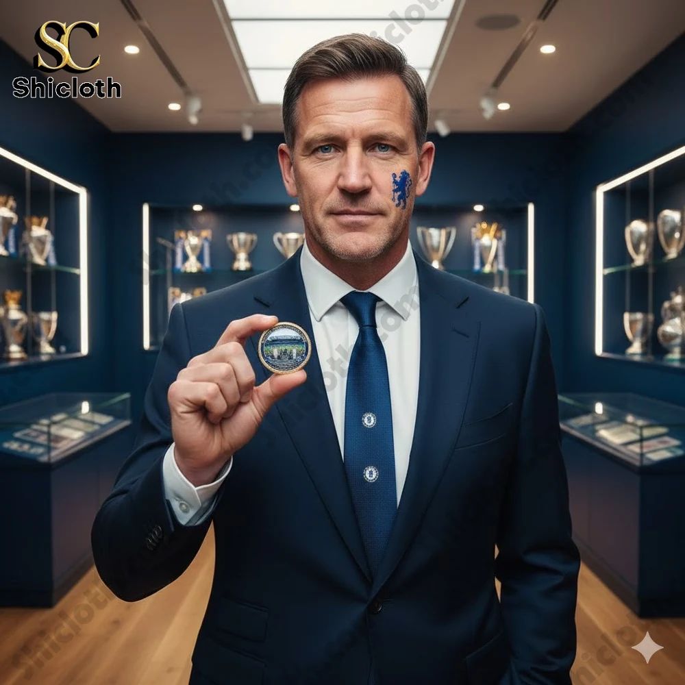 Chelsea Stamford Brigde Home Commemorative Coin - Adult & Kids T-Shirts, Sweatshirts & Hoodies apparel design preview 1