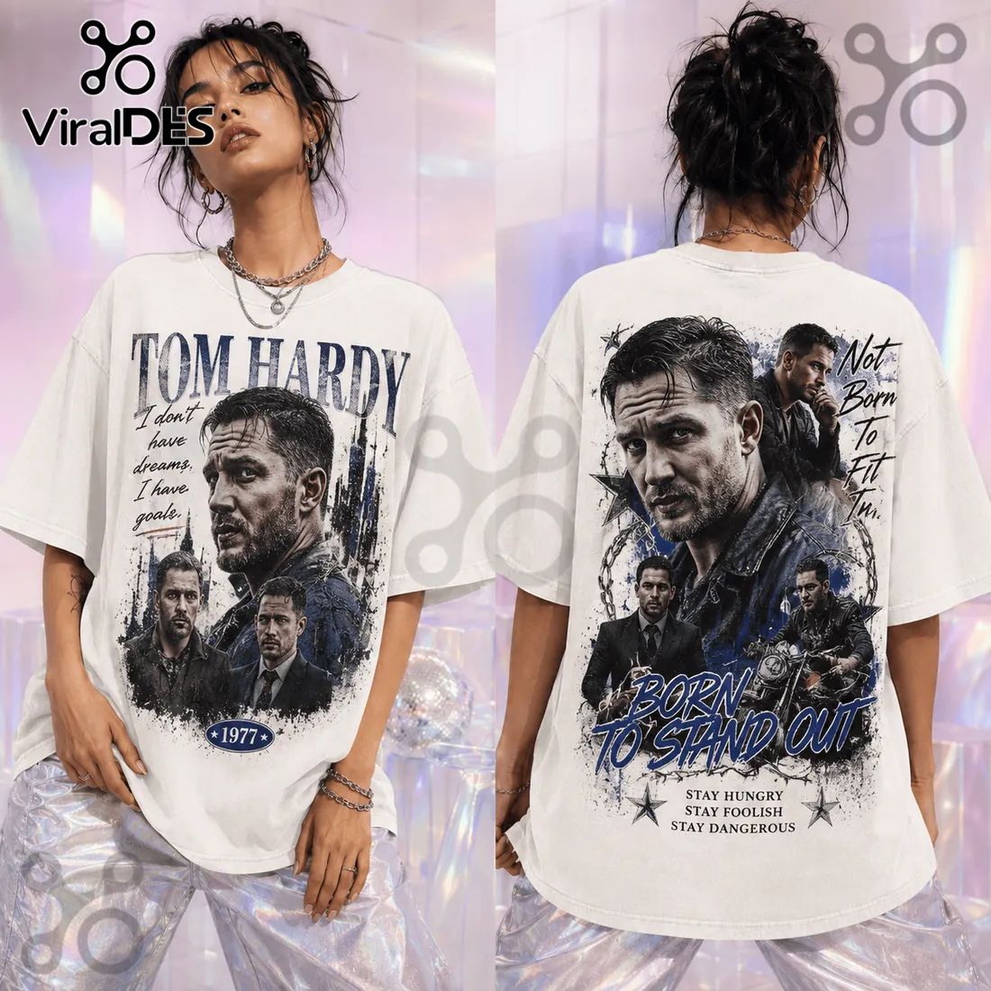 Tom Hardy Born To Stand Out - Adult & Kids T-Shirts, Sweatshirts & Hoodies apparel design preview 1