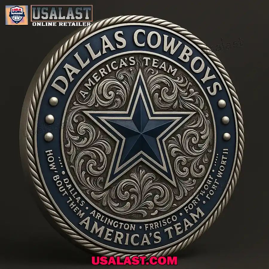 Dallas Cowboys America's Team Commemorative Coin - Adult & Kids T-Shirts, Sweatshirts & Hoodies apparel design preview 1