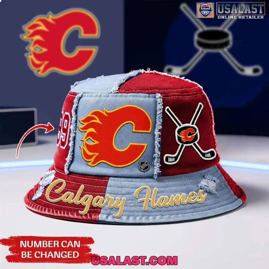 Calgary Flames Premium Bucket Hat - Adult & Kids T-Shirts, Sweatshirts & Hoodies apparel design preview 1