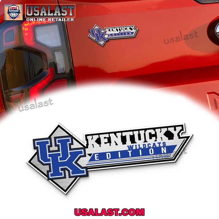 Kentucky Wildcats Edition 3D Car Badge Sticker - Adult & Kids T-Shirts, Sweatshirts & Hoodies apparel design preview 1