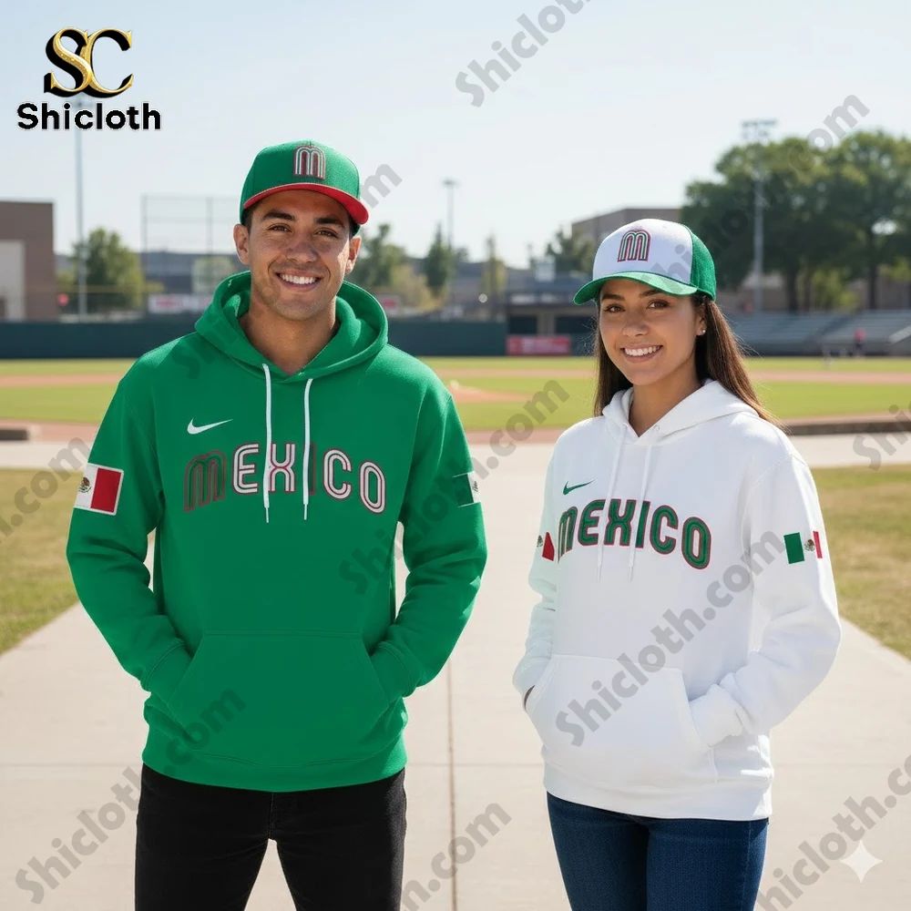 Mexico Baseball 2026 World Classic Limited Edition - Adult & Kids T-Shirts, Sweatshirts & Hoodies apparel design preview 1