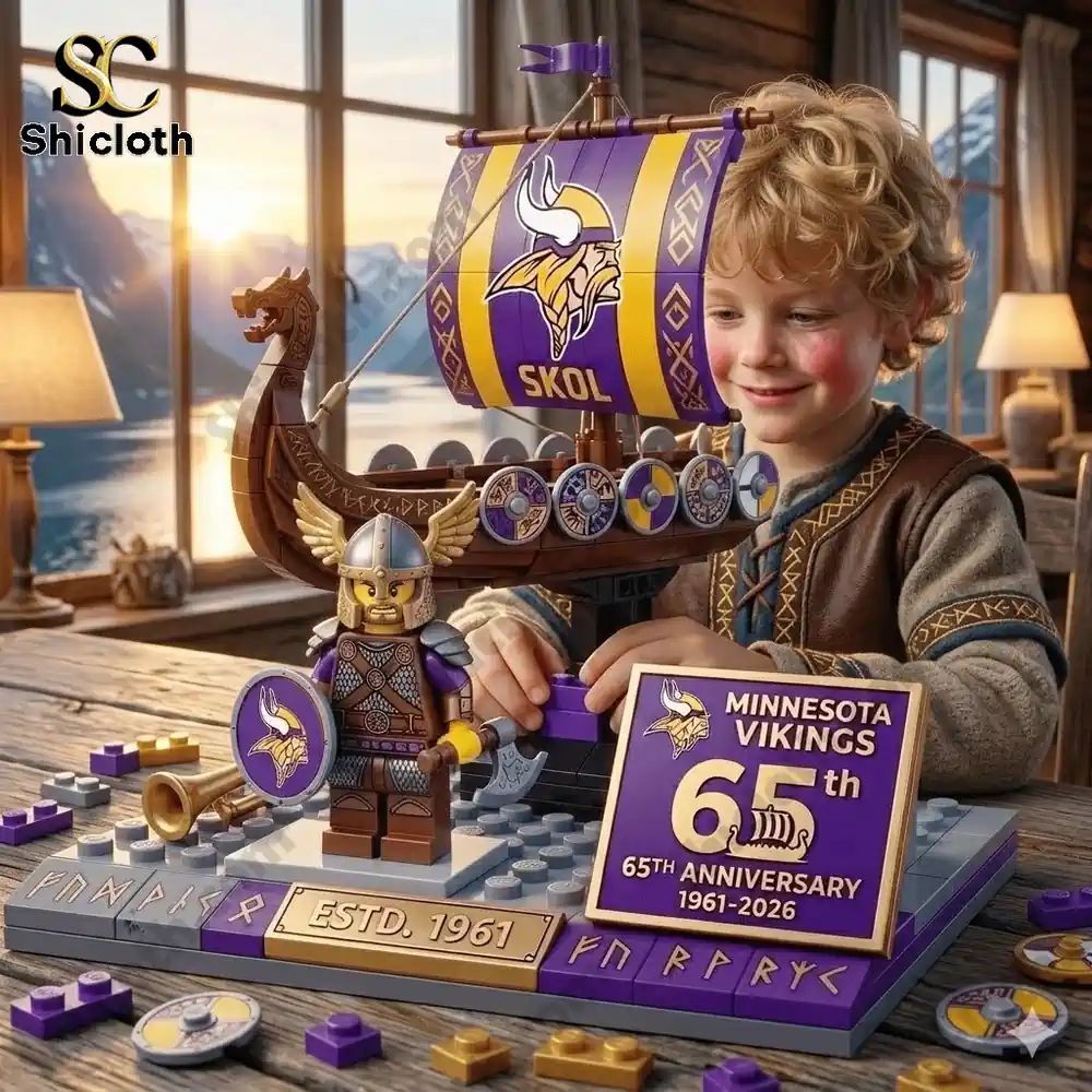 Minnesota Vikings 65 Years Heritage Collection Skol - Adult & Kids T-Shirts, Sweatshirts & Hoodies apparel design preview 1