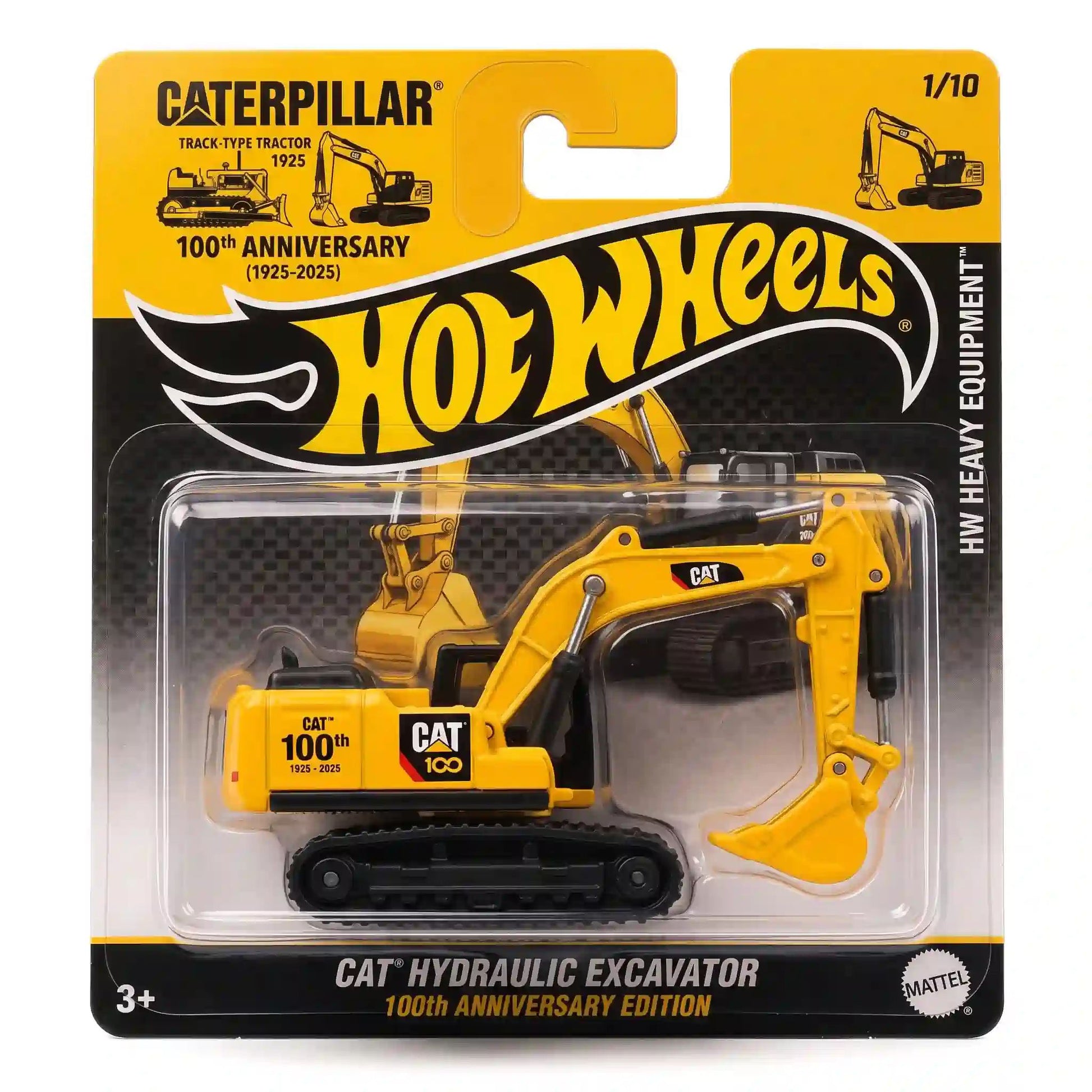 Wheels CAT Hydraulic Excavator 100th Anniversary - Adult & Kids T-Shirts, Sweatshirts & Hoodies apparel design preview 1