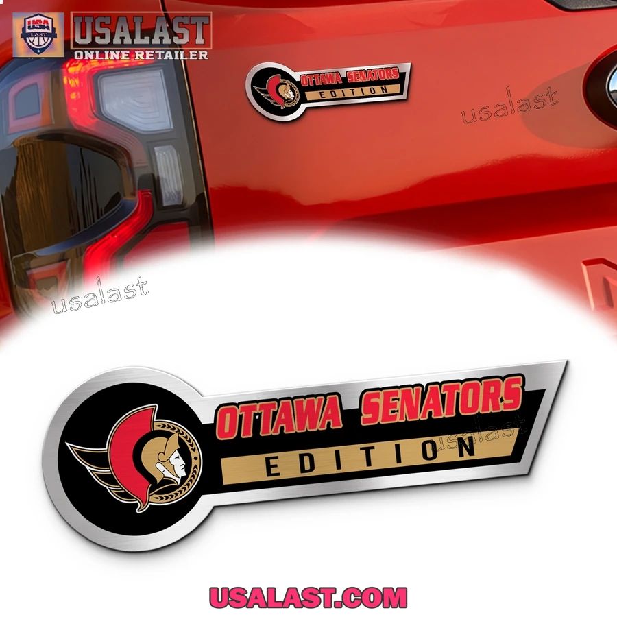 Ottawa Senators Edition 3D Engraved Car Name Emblem - Adult & Kids T-Shirts, Sweatshirts & Hoodies apparel design preview 1