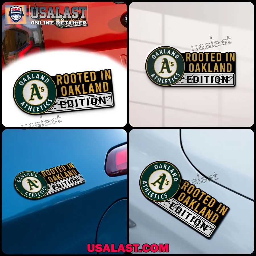 Athletics MLB Edition Engraved Car Name Badge - Adult & Kids T-Shirts, Sweatshirts & Hoodies apparel design preview 1