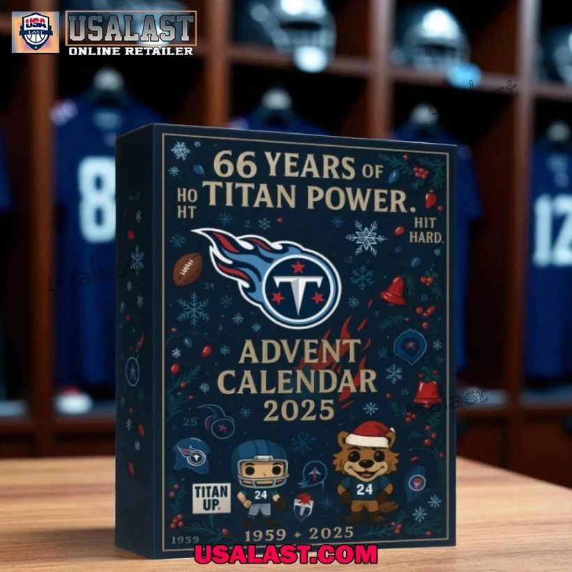 Tennessee Titans 66th Anniversary Advent Calendar - Adult & Kids T-Shirts, Sweatshirts & Hoodies apparel design preview 1