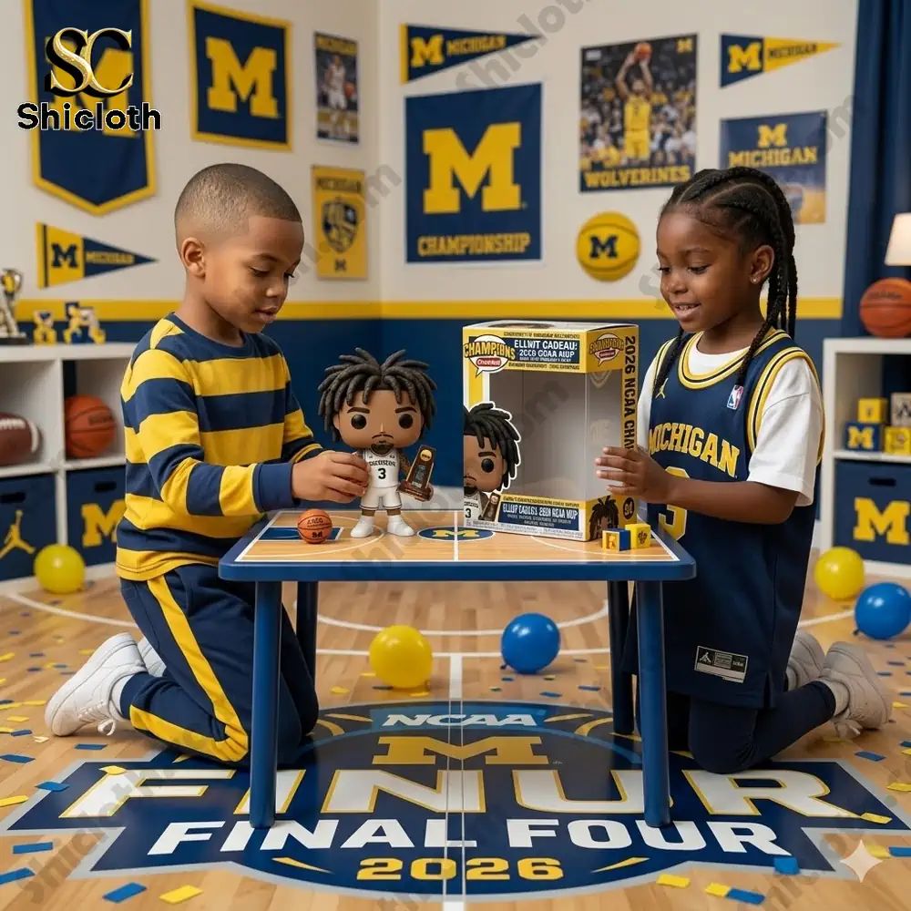 Michigan Wolverines 2026 National Champions Elliot - Adult & Kids T-Shirts, Sweatshirts & Hoodies apparel design preview 1