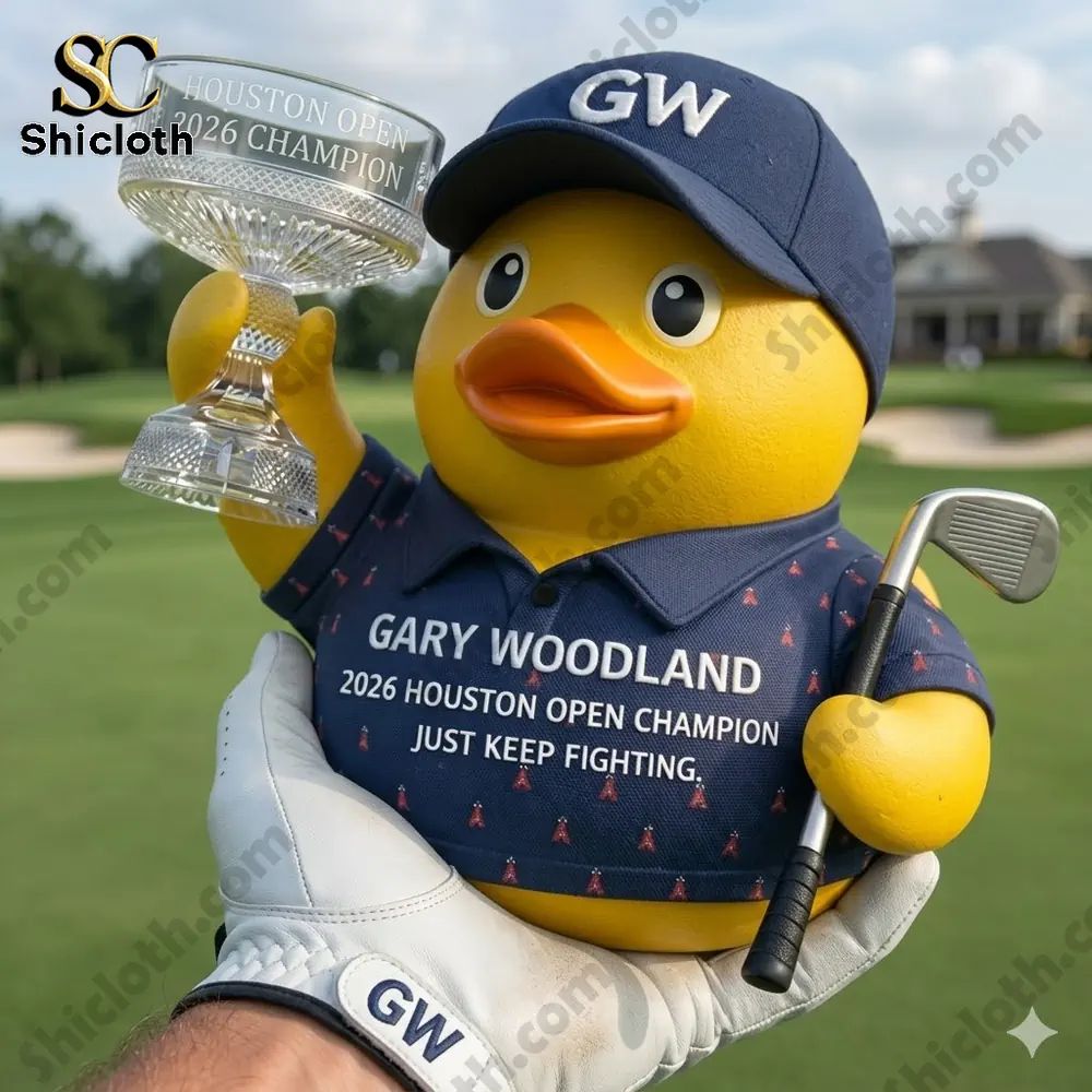 Gary Woodland 2026 Houston Open Champions Duck - Adult & Kids T-Shirts, Sweatshirts & Hoodies apparel design preview 1