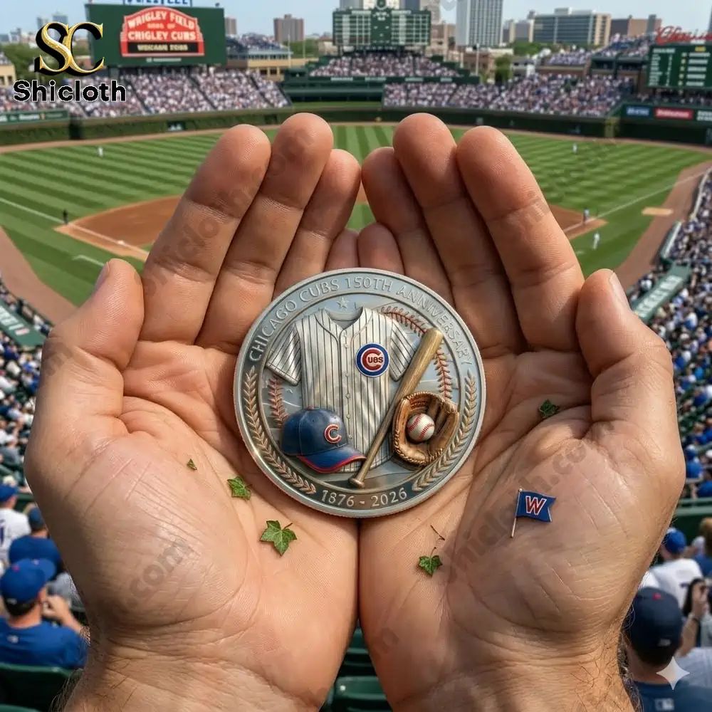 Seller Chicago Cubs 150th Anniversary Commemorative - Adult & Kids T-Shirts, Sweatshirts & Hoodies apparel design preview 1