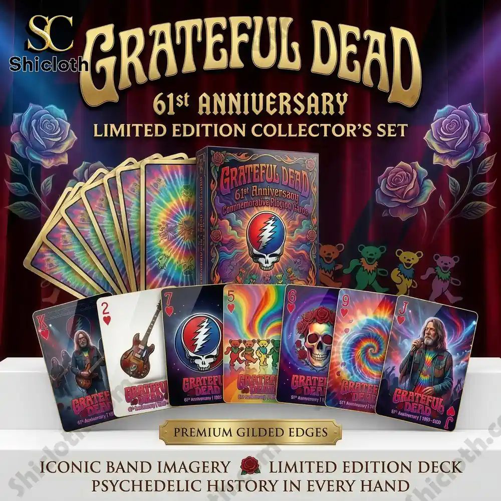 Grateful Dead 61st Anniversary Limited Edition - Adult & Kids T-Shirts, Sweatshirts & Hoodies apparel design preview 1