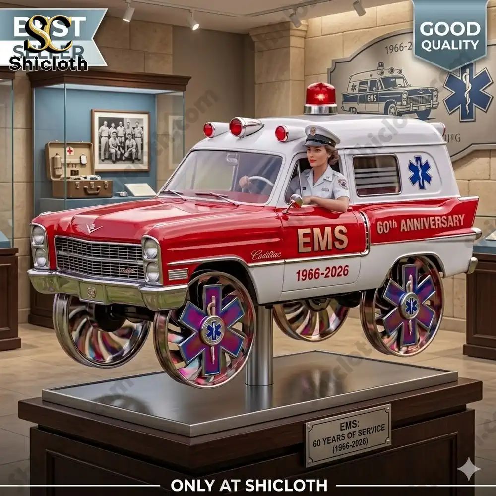 EMS 60th Anniversary Commemorative Rescue Garden Wind - Adult & Kids T-Shirts, Sweatshirts & Hoodies apparel design preview 1