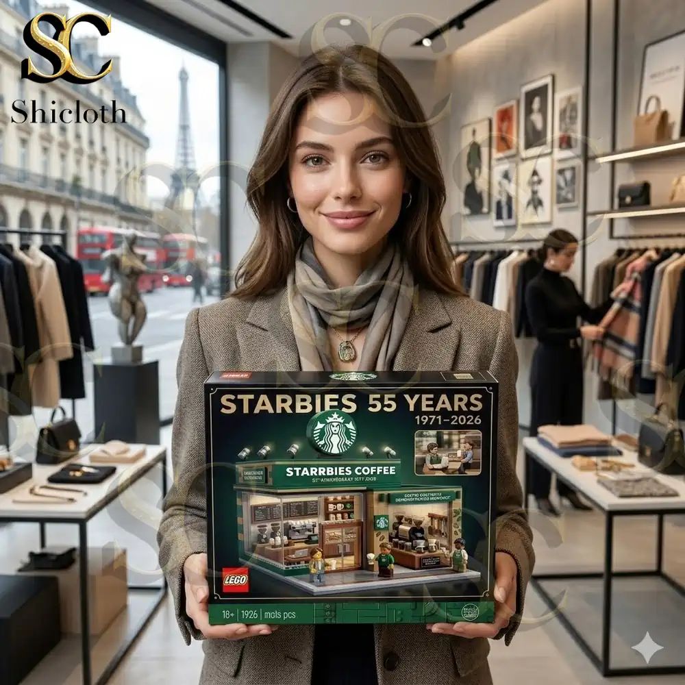 Starbucks 55th Anniversary Collector Brick - Adult & Kids T-Shirts, Sweatshirts & Hoodies apparel design preview 1