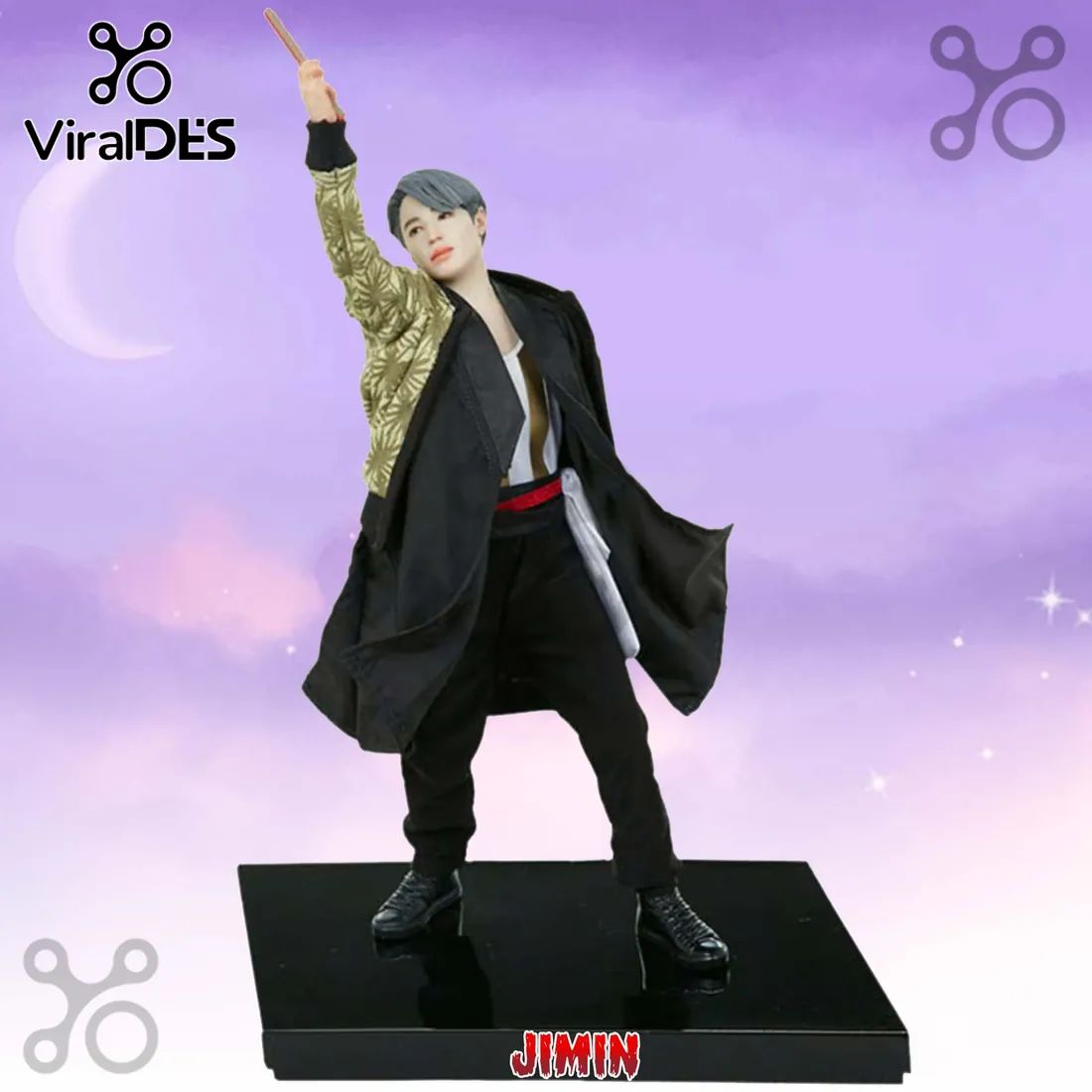 BTS Jimin Idol Era 3D Sculpted Acrylic Figure - Adult & Kids T-Shirts, Sweatshirts & Hoodies apparel design preview 1