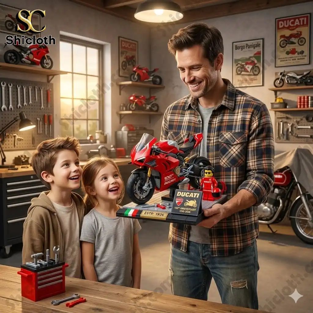 DUCATI 100th Anniversary Brick Edition - Adult & Kids T-Shirts, Sweatshirts & Hoodies apparel design preview 1