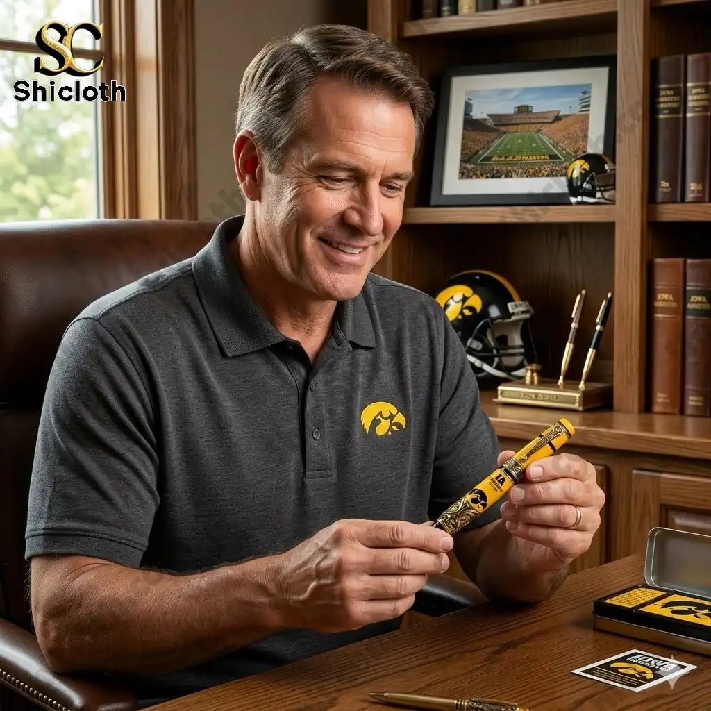Iowa Hawkeyes Anniversary Commemorative Pen - Adult & Kids T-Shirts, Sweatshirts & Hoodies apparel design preview 1