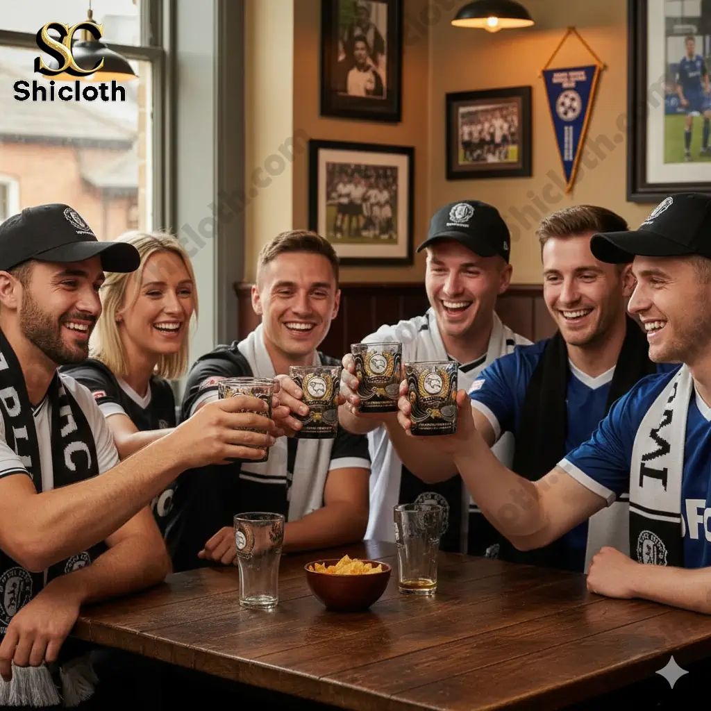 Derby County FC 142nd Anniversary Whiskey Glass - Adult & Kids T-Shirts, Sweatshirts & Hoodies apparel design preview 1