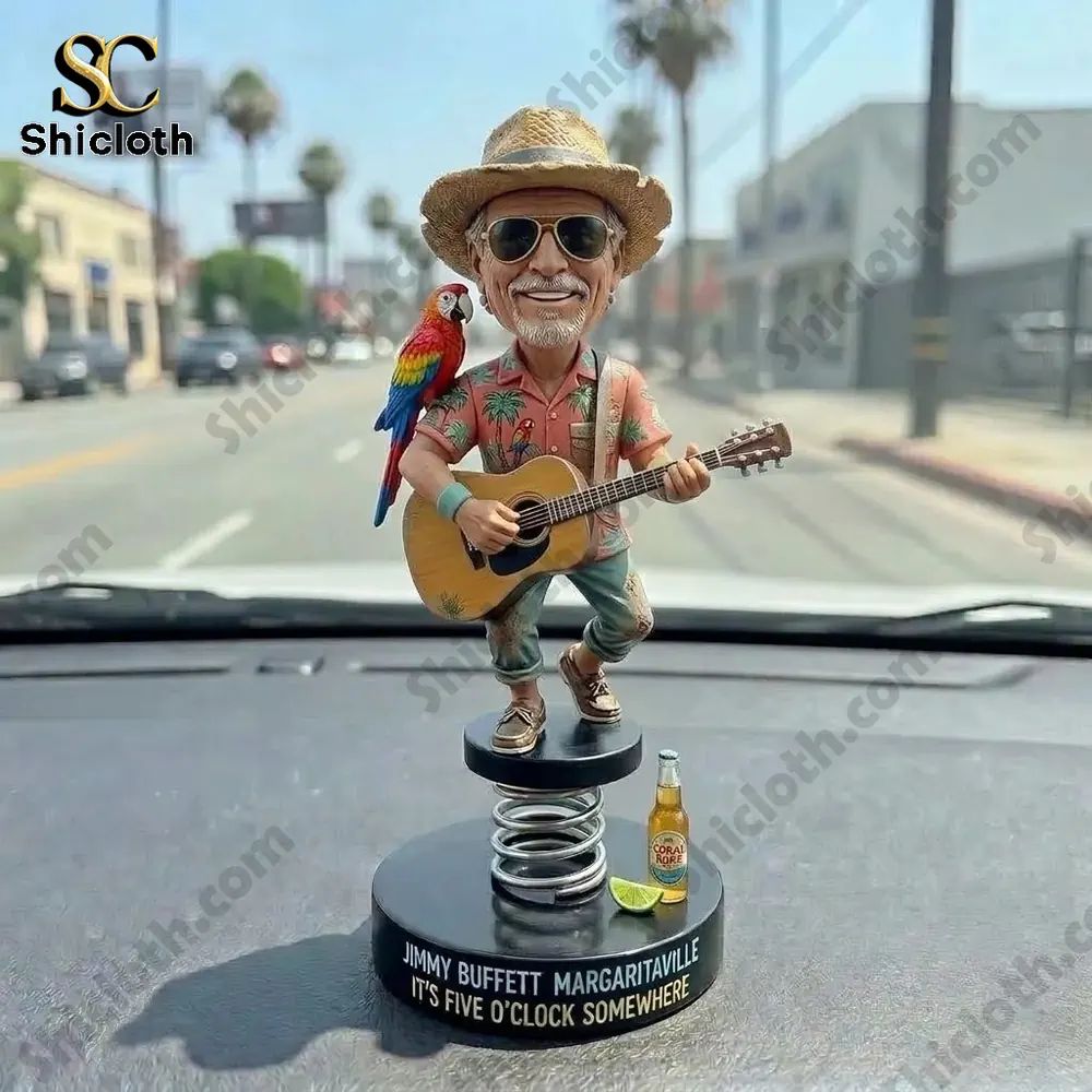 Jimmy Buffett "Margaritaville" Decor Car Dashboard - Adult & Kids T-Shirts, Sweatshirts & Hoodies apparel design preview 1