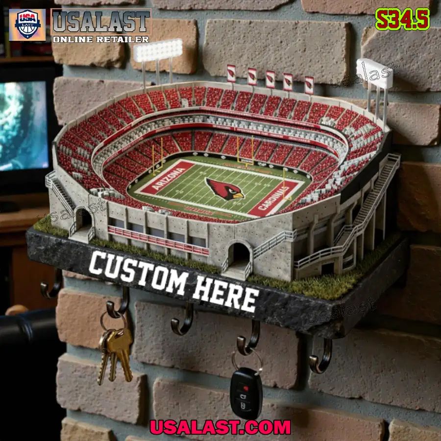 Arizona Cardinals Sports Stadium Key Hooks, Holder - Adult & Kids T-Shirts, Sweatshirts & Hoodies apparel design preview 1