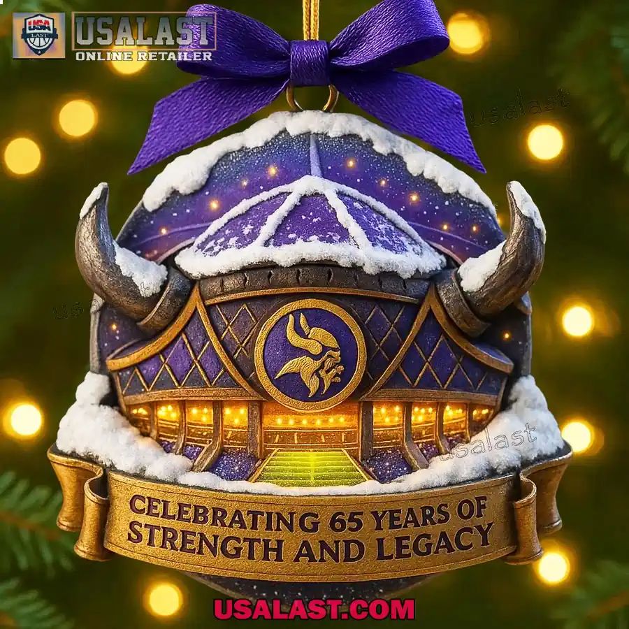 Minnesota Vikings Stadium 2025 Christmas Ornament - Adult & Kids T-Shirts, Sweatshirts & Hoodies apparel design preview 1