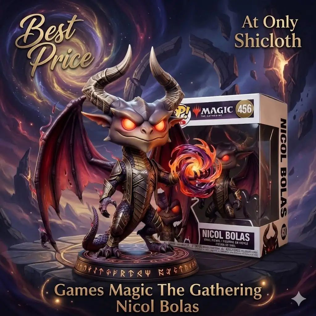 Games Magic The Gathering Nicol Bolas Funko Pop! - Adult & Kids T-Shirts, Sweatshirts & Hoodies apparel design preview 1