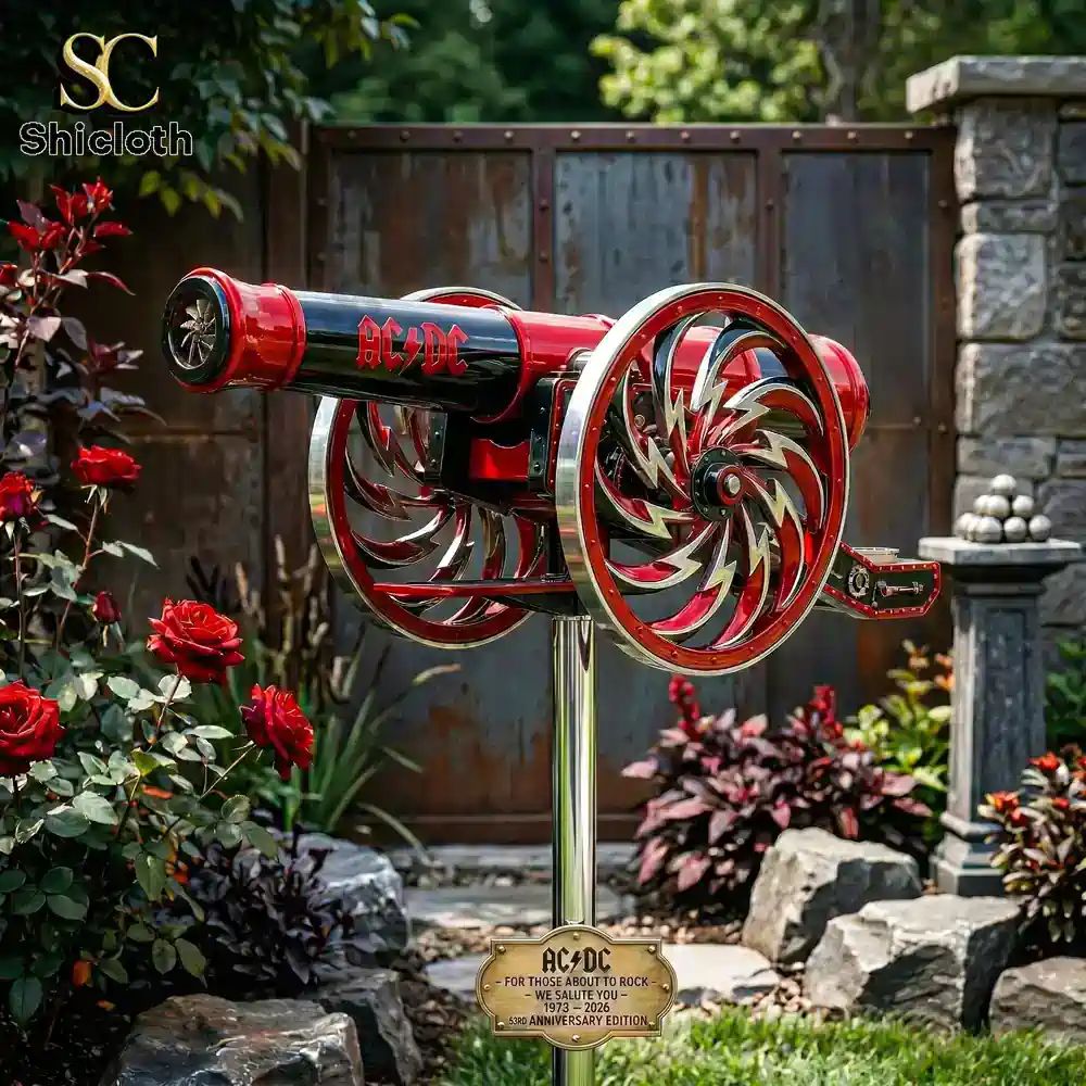 ACDC 53rd Anniversary Cannon Wind Spinner - Adult & Kids T-Shirts, Sweatshirts & Hoodies apparel design preview 1
