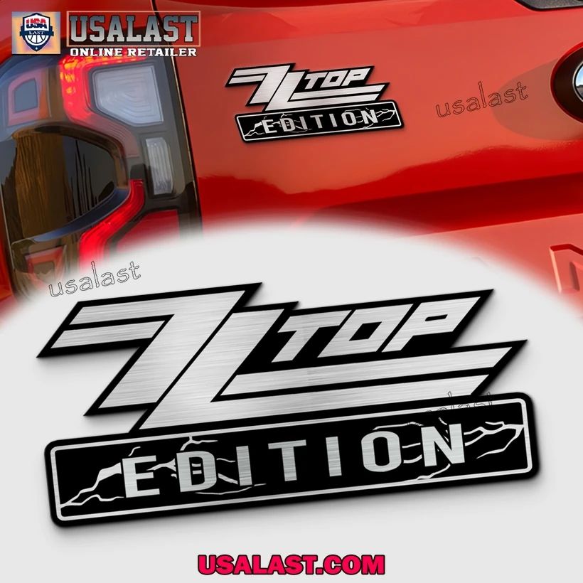 ZZ Top Edition 3D Engraved Car Emblem Sticker - Adult & Kids T-Shirts, Sweatshirts & Hoodies apparel design preview 1
