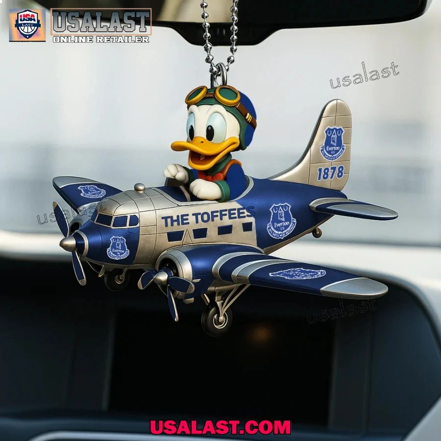 Everton x Donald Duck Christmas Hanging Ornament - Adult & Kids T-Shirts, Sweatshirts & Hoodies apparel design preview 1