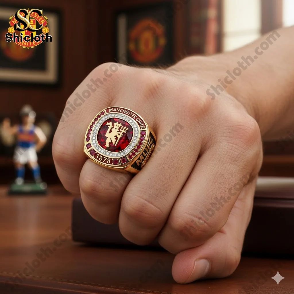Manchester United Glory Man Utd Custom Rings - Adult & Kids T-Shirts, Sweatshirts & Hoodies apparel design preview 1