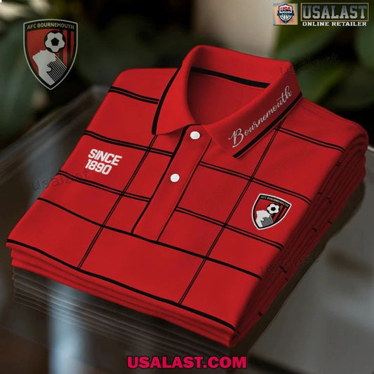 AFC Bournemouth Premium Men Polo - Adult & Kids T-Shirts, Sweatshirts & Hoodies apparel design preview 1