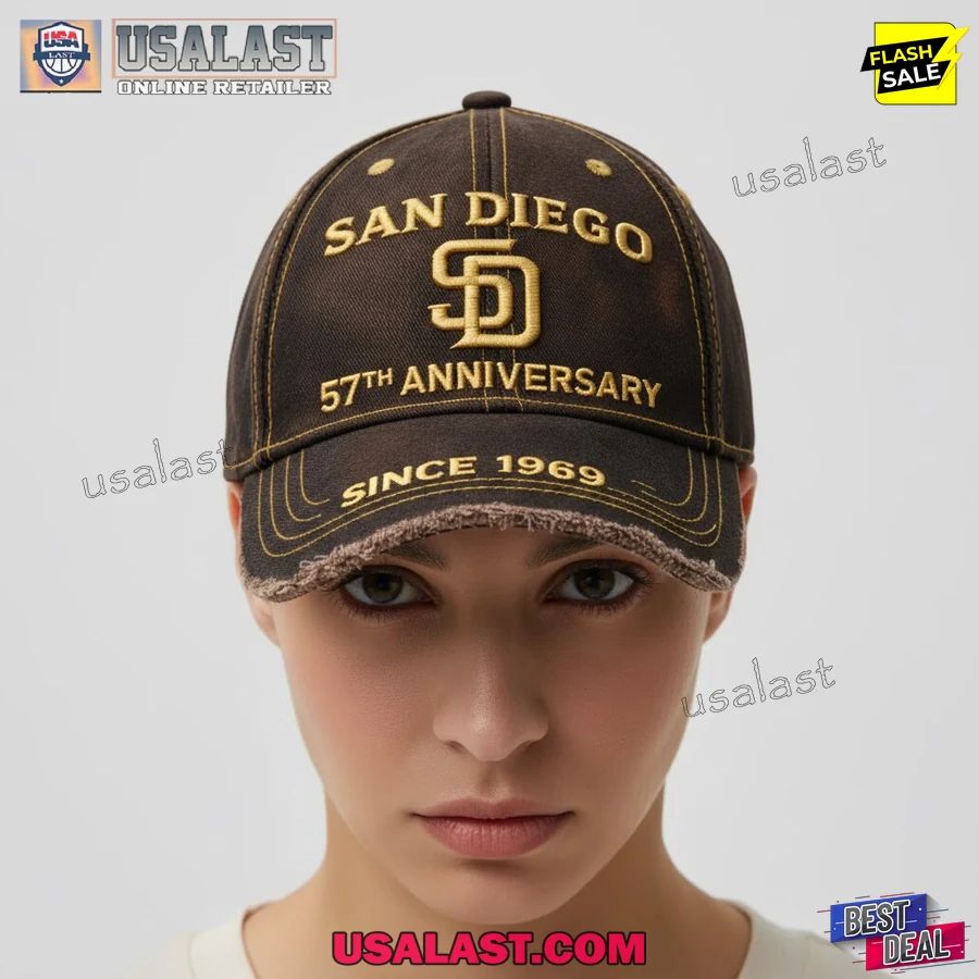 San Diego Padres 57th Anniversary 1969-2026 Classic - Adult & Kids T-Shirts, Sweatshirts & Hoodies apparel design preview 1