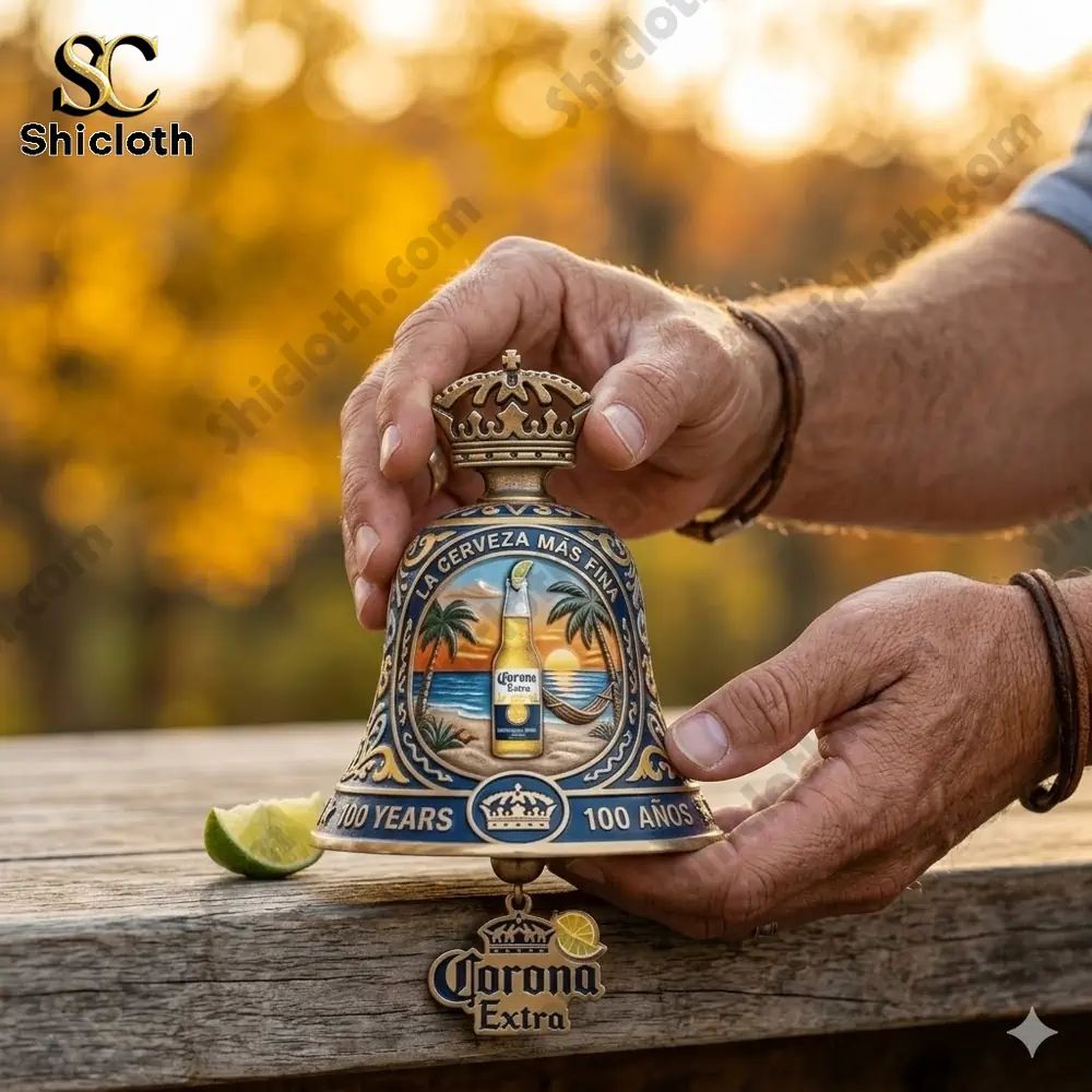 Corona Extra 100th Anniversary Wall Bell - Adult & Kids T-Shirts, Sweatshirts & Hoodies apparel design preview 1