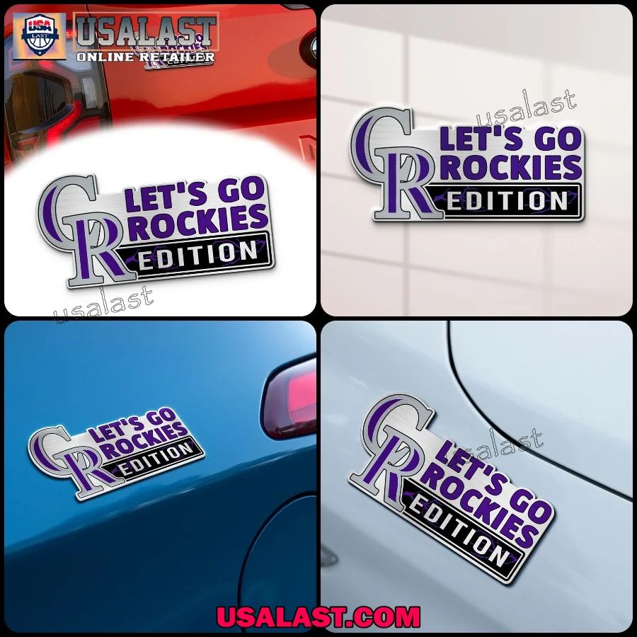 Colorado Rockies Edition Engraved Car Name Badge - Adult & Kids T-Shirts, Sweatshirts & Hoodies apparel design preview 1