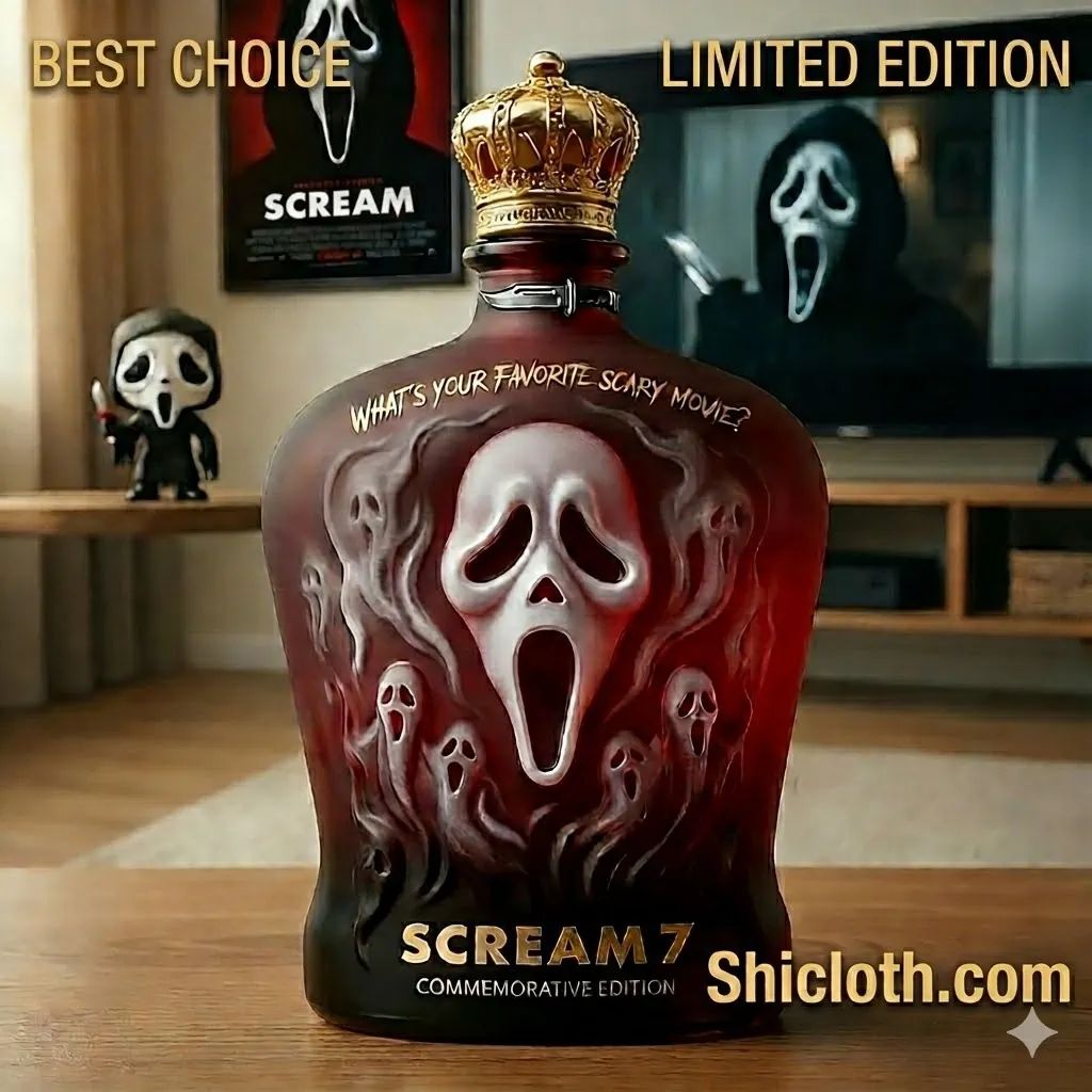 SCREAM 7 Commemorative Collector Bottle - Adult & Kids T-Shirts, Sweatshirts & Hoodies apparel design preview 1