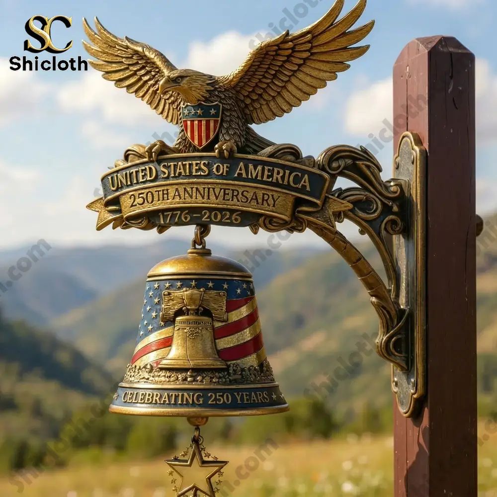 Liberty Eagle 250th Anniversary Heritage Bell - Adult & Kids T-Shirts, Sweatshirts & Hoodies apparel design preview 1