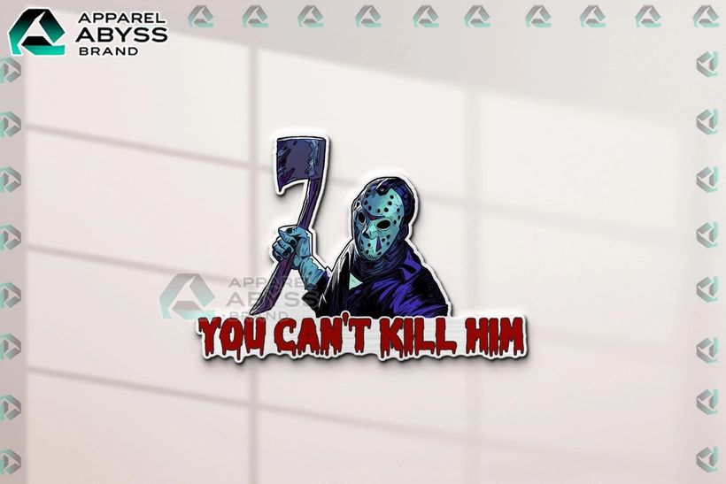 Jason Voorhees Edition 3D Car Name Emblem Sticker - Adult & Kids T-Shirts, Sweatshirts & Hoodies apparel design preview 1