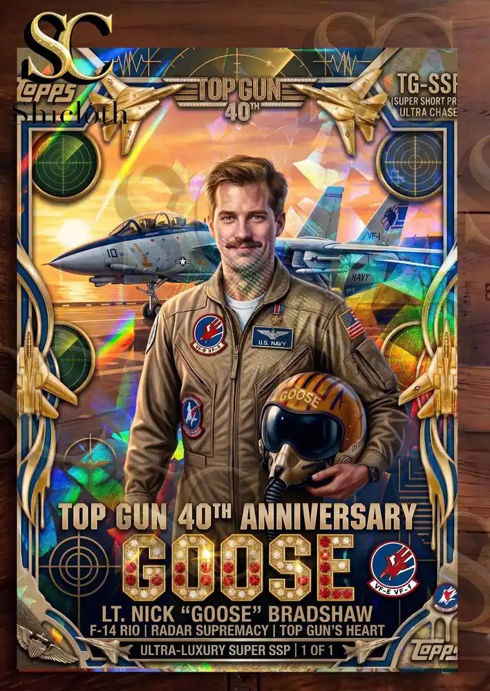 Gun 40th Anniversary Collector Card Box - Adult & Kids T-Shirts, Sweatshirts & Hoodies apparel design preview 1