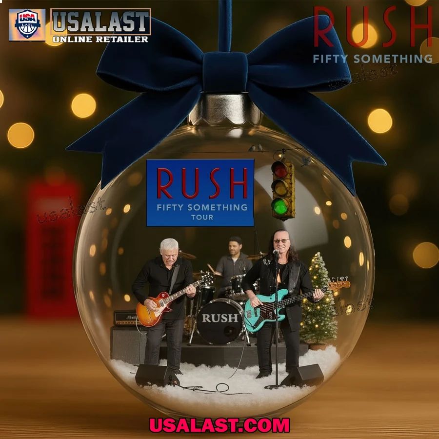 Rush Fifty Somthing Tour Christmas Ornament - Adult & Kids T-Shirts, Sweatshirts & Hoodies apparel design preview 1