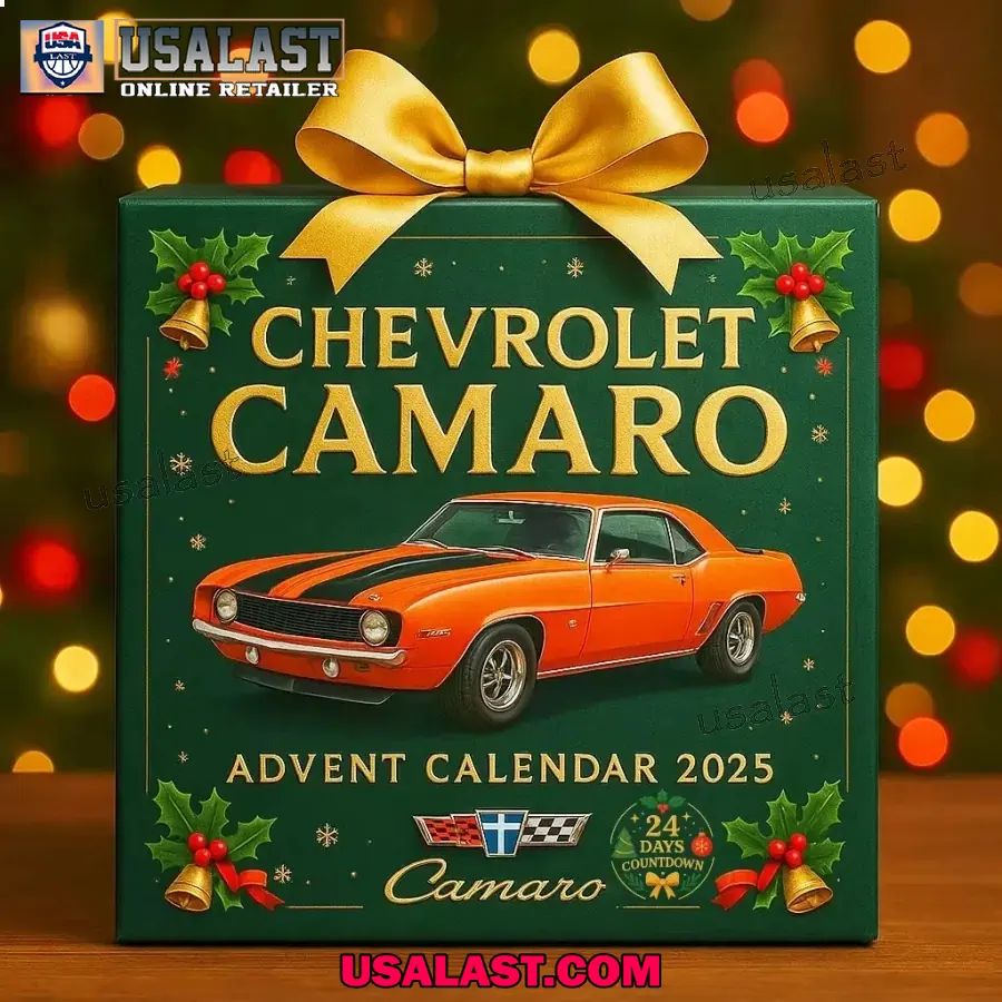 Chevrolet Camaro Advent Calendar 2025 - Adult & Kids T-Shirts, Sweatshirts & Hoodies apparel design preview 1