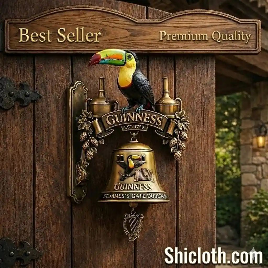 Guinness St. James's Gate Dublin Wall Bell - Adult & Kids T-Shirts, Sweatshirts & Hoodies apparel design preview 1