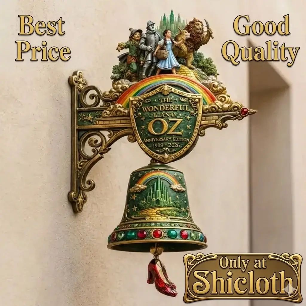 The Wonderful Wizard of Oz Wall Bell - Adult & Kids T-Shirts, Sweatshirts & Hoodies apparel design preview 1