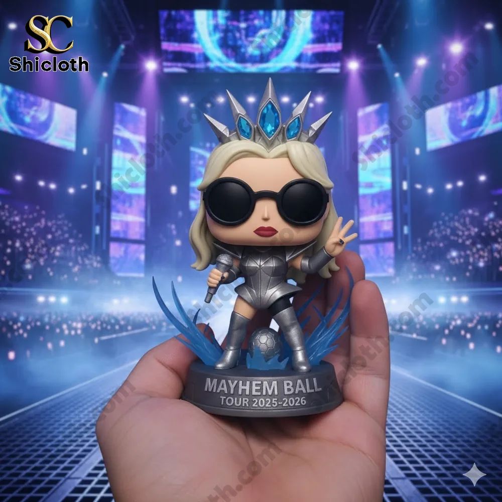 Lady Gaga Mayhem Ball Tour 2025-2026 Collector Figure - Adult & Kids T-Shirts, Sweatshirts & Hoodies apparel design preview 1